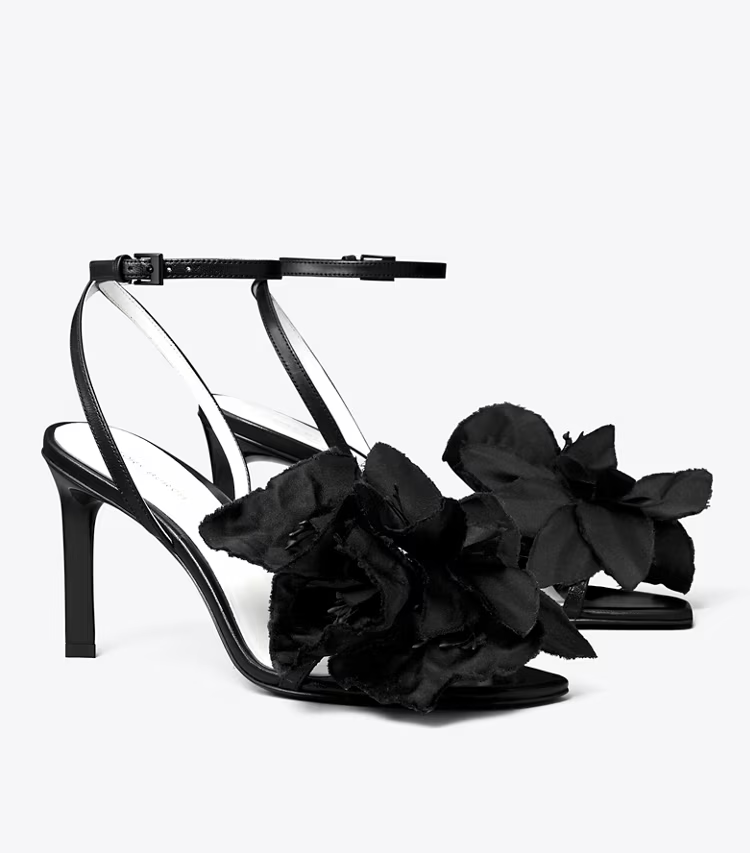Flower Heeled Sandal