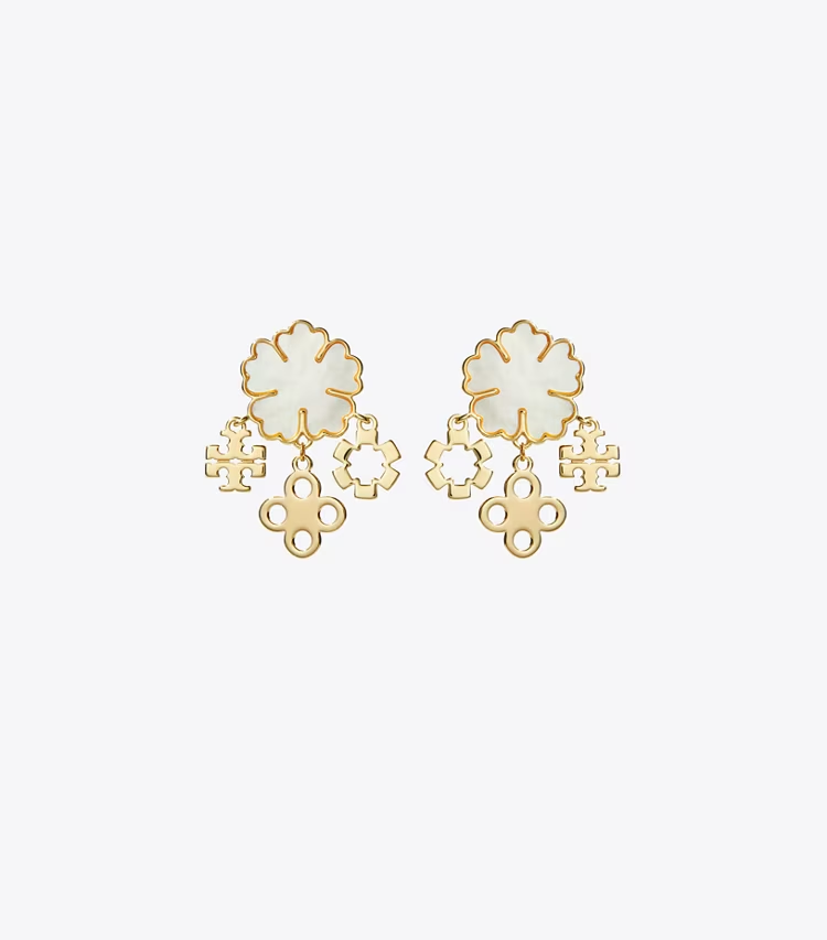 Forget Me Not Cluster Earrings
