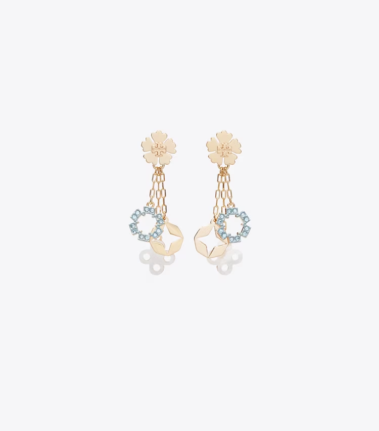 Forget Me Not Chain Earring