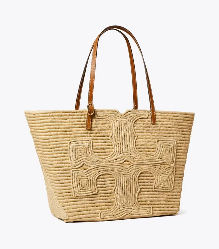 Tory Burch X Doum For Women Large Ella Raffia Tote