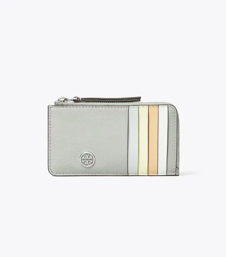 Robinson Pebbled Top-Zip Card Case - Image 2