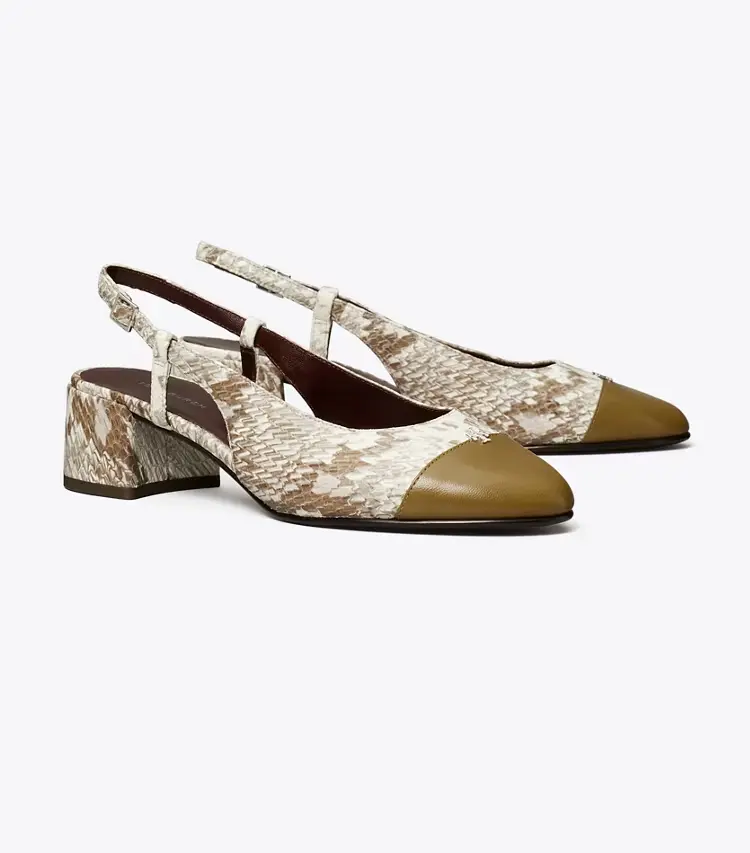 Cap-Toe Slingback