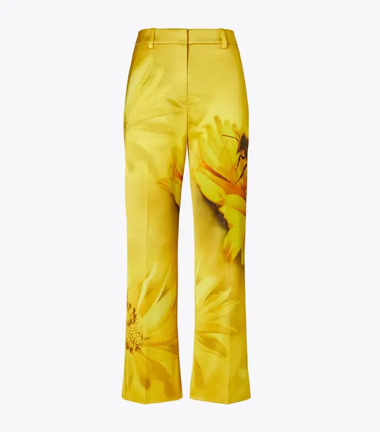 Printed Satin Trouser