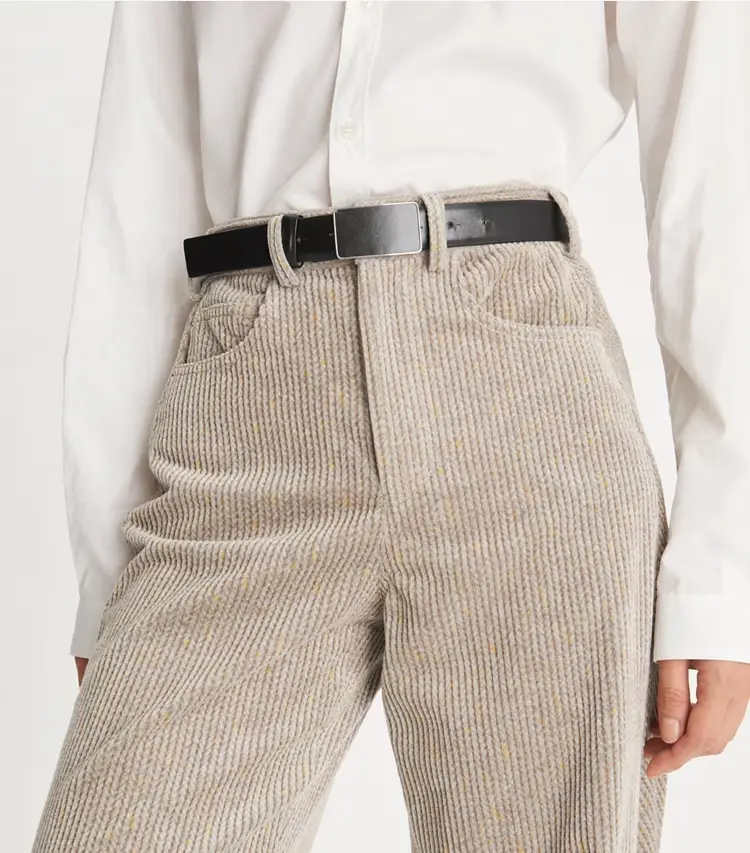 Smooth Leather Plate Belt - Image 2