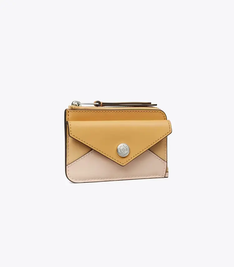 Leather Zip Card Case