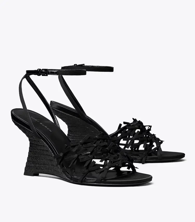 Mini Bow Espadrille Wedge