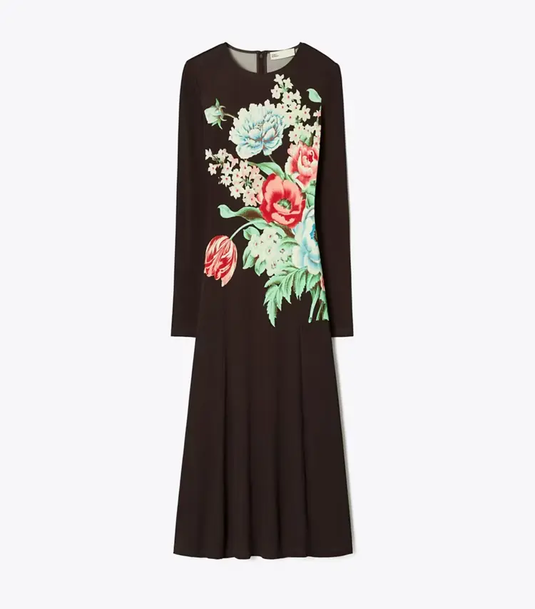 Printed Jersey Dress