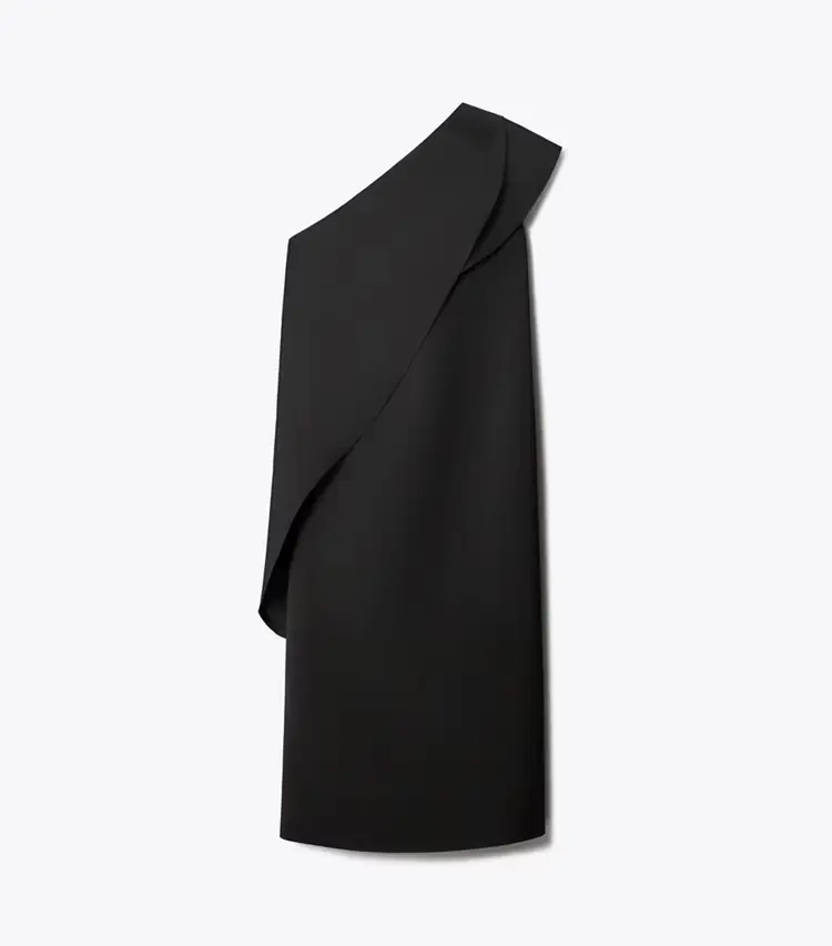 Satin Cape Dress