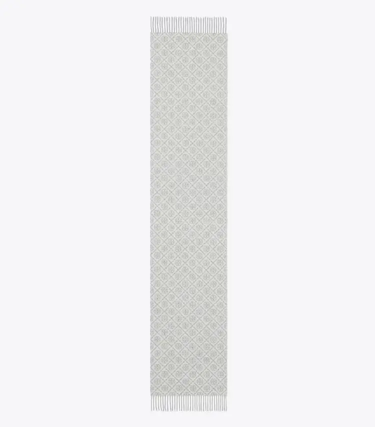 T Monogram Oblong Scarf
