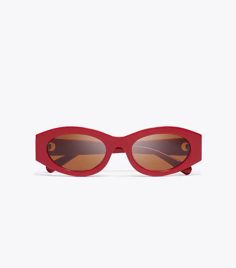 Pierced Oval Sunglasses - Image 3